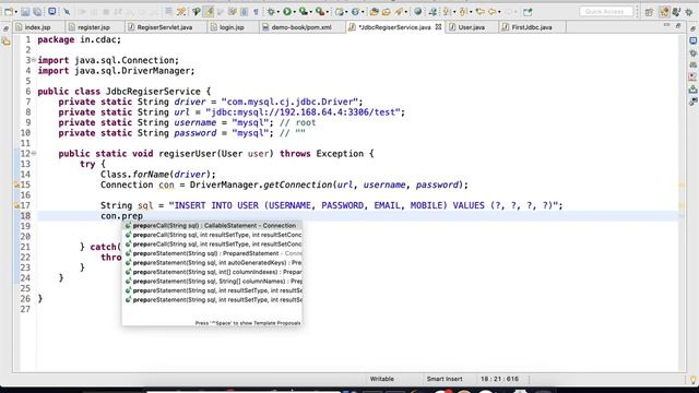3. Servlet & JDBC Integratoin and save Input Data in Database смотреть онлайн