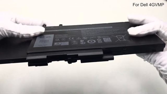 Battery for Dell 4GVMP(11.4V 42Wh 3 Cells vs 7.6V 68Wh 4 Cells) смотреть онлайн
