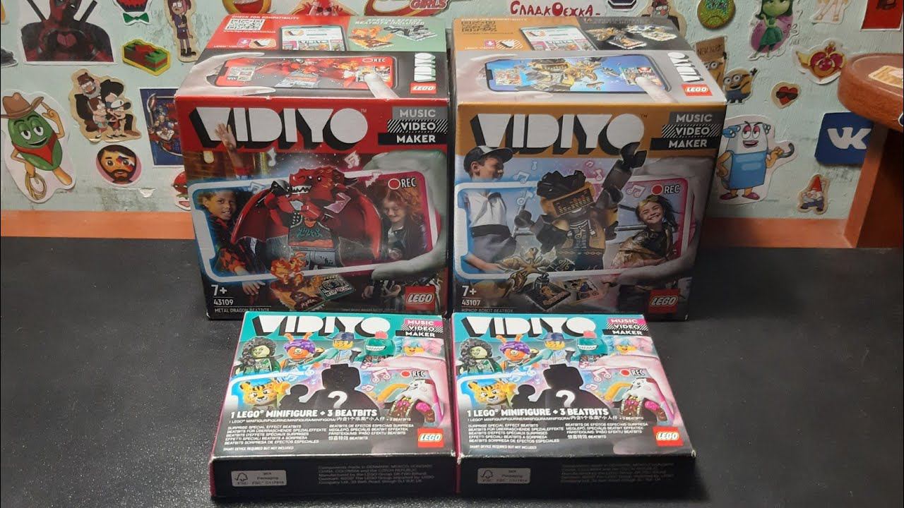 Lego VIDIYO / Обзор Битбоксов и Бэндмейтов | Музыкальные минифигурки смотреть онлайн