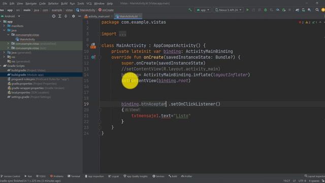 viewbinding fácil, desde Cero, kotlin en Android Studio смотреть онлайн
