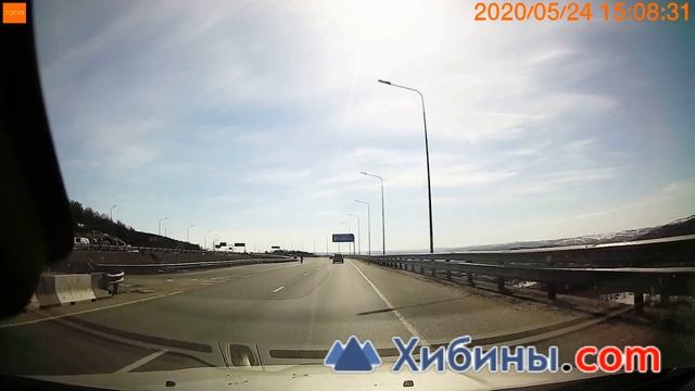 Хибины.com: бессмертный велосипедист на объездной Мурманска смотреть онлайн