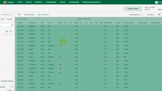 Цветочная биржа BiFlorica.com