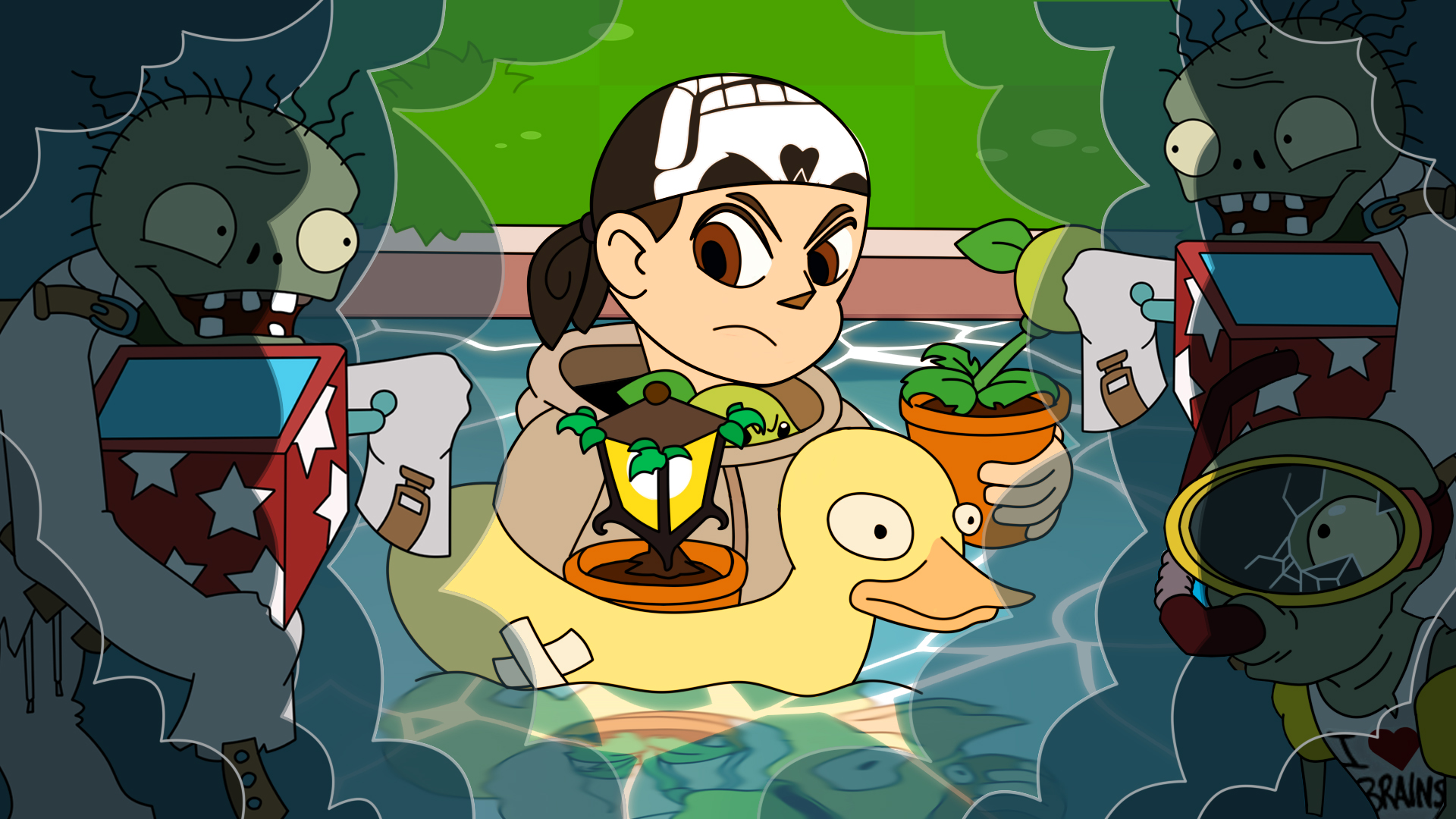 ЗОМБИ В ТУМАНЕ ► Plants vs. Zombies #05 ПвЗ | PvZ смотреть онлайн