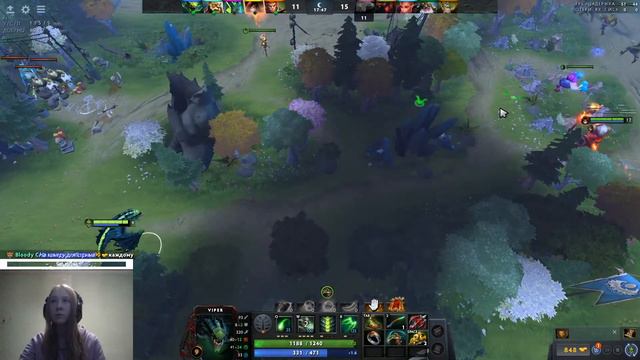 Dota 2 │ Юля играет в дотку │ Розыгрыш шмоток смотреть онлайн