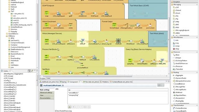 Using Apache Camel Splitter and Multicast for REST Composition смотреть онлайн