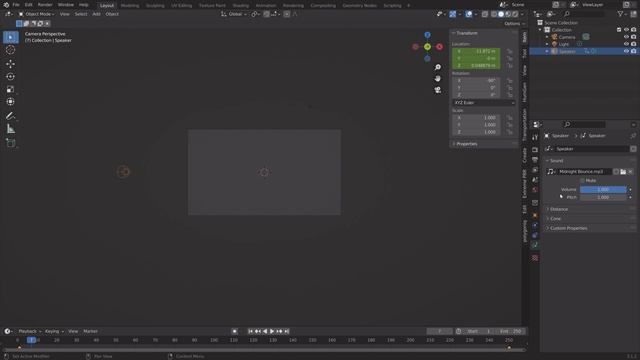 [3.1] Blender Tutorial: 3D Sound Using the Speaker смотреть онлайн
