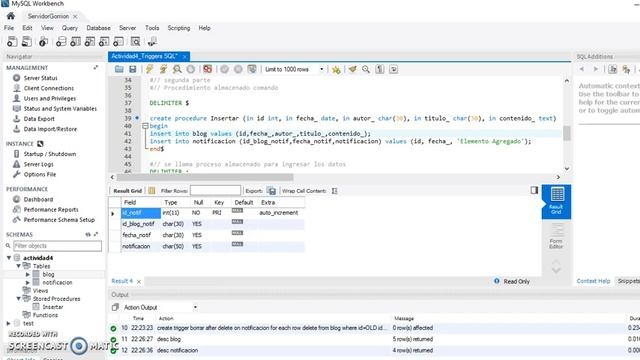 Actividad 4 Trigger MySQL смотреть онлайн