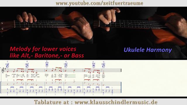 Stille Nacht Silent Night (lower voices Ukulele Duo) смотреть онлайн