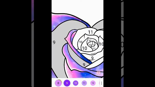 Paint by number - Free coloring book & puzzle game ( Heart Rose) смотреть онлайн