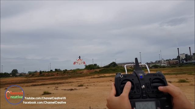 Test and Review RC Airplane Vertical 3D - XK X520 смотреть онлайн