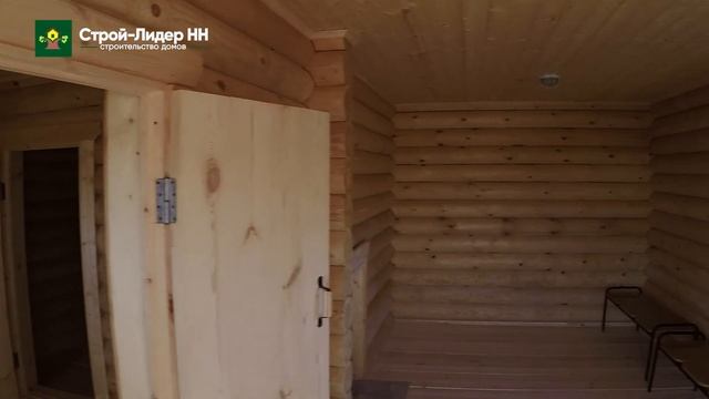 Строй Лидер НН построил баню 6х6 м в КП "Чешские сады" Нижегородской области. смотреть онлайн