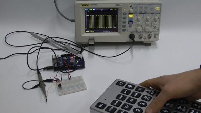 ISO/ OSI Layer 1 RC-5 Remote Control Signal on Oscilloscope смотреть онлайн