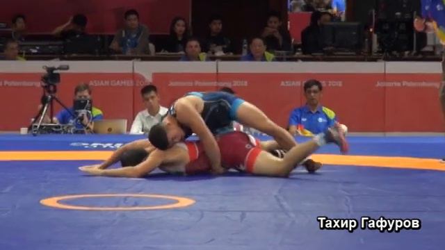 Азиатские игры-2018. Борьба. 77 кг 1\2 Шермет Перманов (Туркмения)- Акжол Махмудов (Кыргызстан) смотреть онлайн
