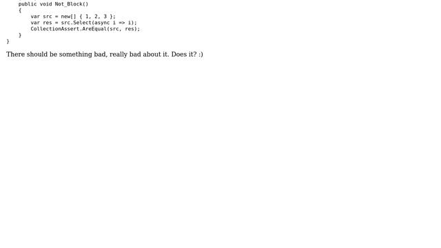 Async selector in LINQ смотреть онлайн
