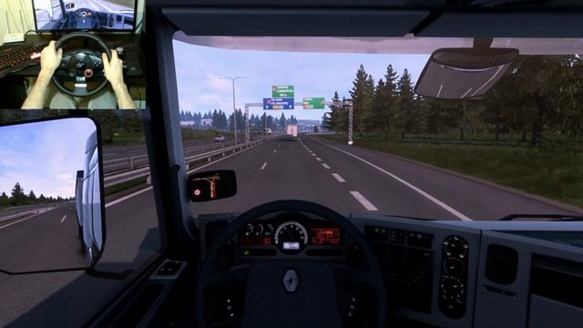Renault Premium - Euro Truck Simulator 2 / logitech Driving Force GT / POV Drive Gaming смотреть онлайн