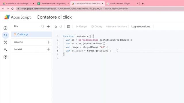 Contatore di Click - Fogli Google смотреть онлайн