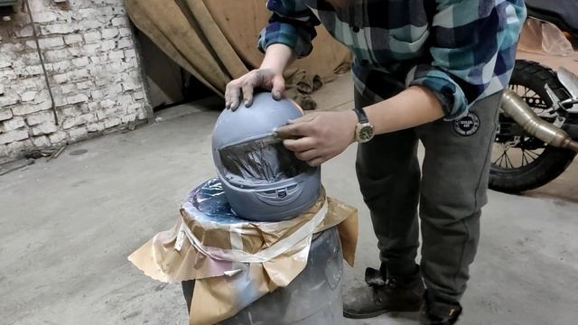 Покраска шлема в цвет мотоцикла Geon Scrambler 250/покраска шлема в матовый цвет /крашу всё 2.0 смотреть онлайн