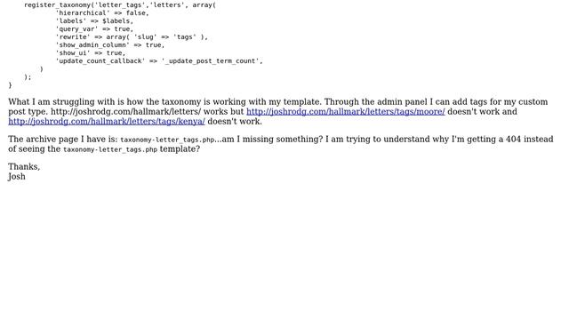 Wordpress: Custom Post Type tag taxonomy "Page Not Found" (2 Solutions!!) смотреть онлайн