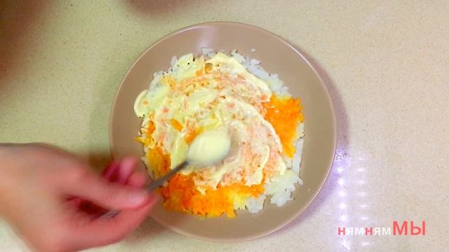 Салат рыбки в пруду (Salad fish in the pond) смотреть онлайн