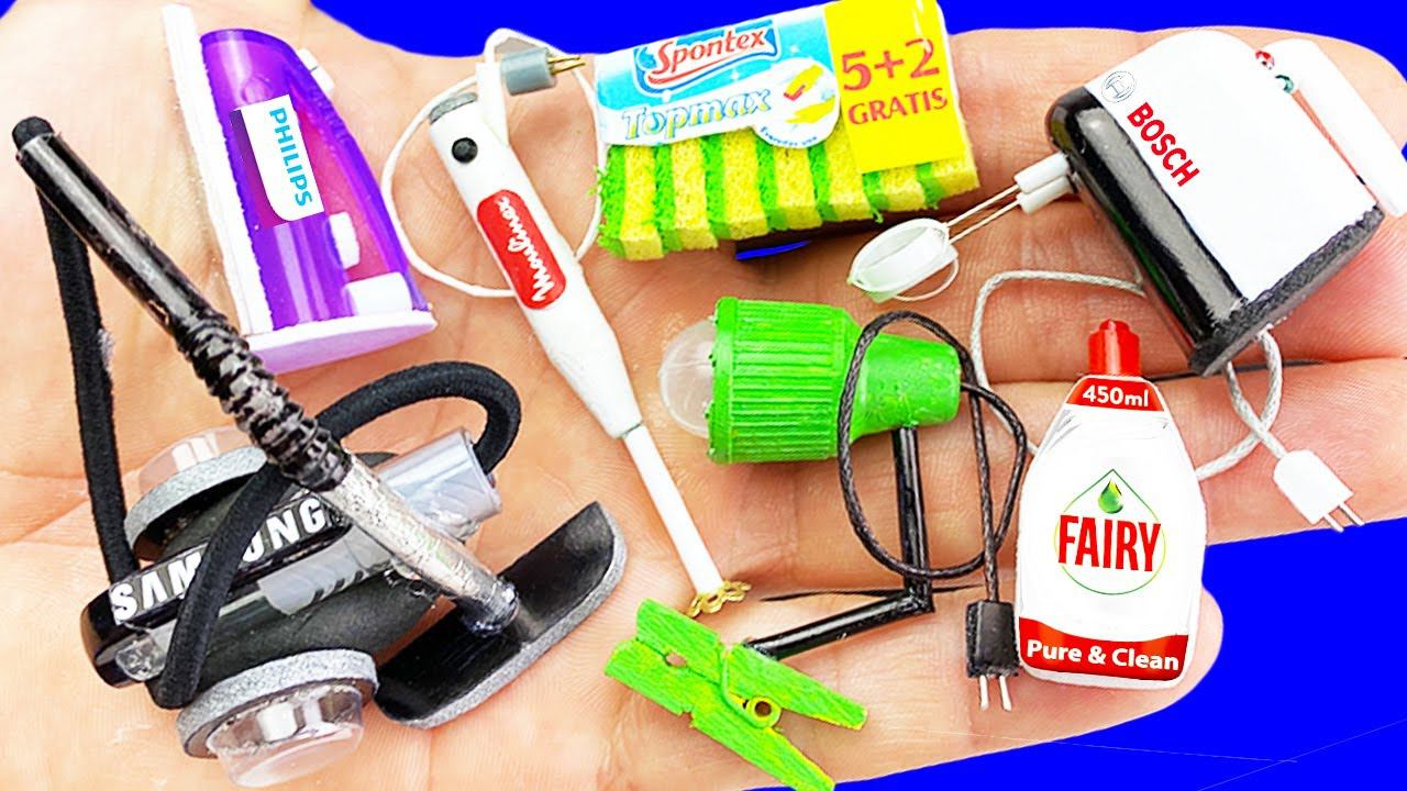 20 DIY MINIATURE BARBIE CRAFTS  PETS CRAFTS, KITCHEN CRAFTS,  DOLLHOUSE CRAFTS, MINI FOOD CRAFTS