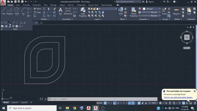 AutoCAD 2023 Basic Tutorial for Beginners Part-3 in Tamil смотреть онлайн