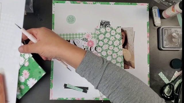 MKM MARCH 2023 // SCRAPBOOK LAYOUT 2  #scrapbooking #ctmhmaker