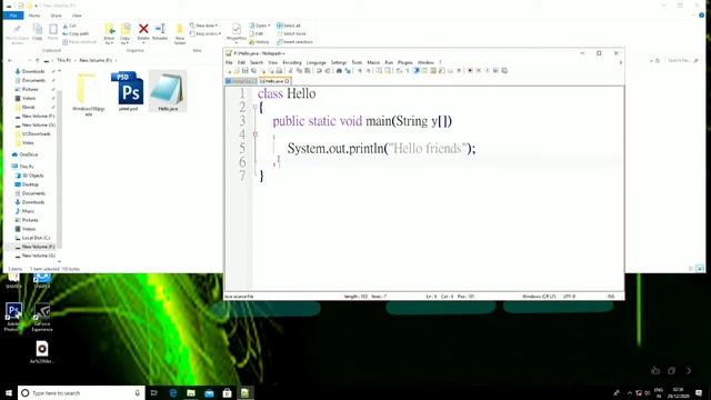 How to write java program in Notepad?|And how to compile and Run java code in command prompt (CMD)? смотреть онлайн