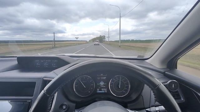 Финал перегона TOYOTA Corolla Fielder и SUBARU Impreza