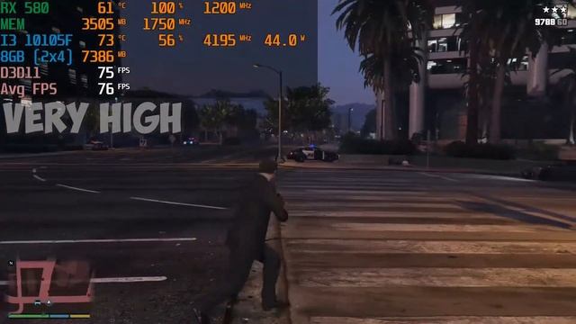 I3 10105F With Undervolted RX 580! - GTA V Benchmark | I3 10105F & RX 580 4GB смотреть онлайн