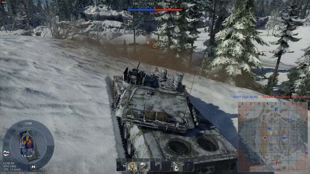 War Thunder kpz-70 snow killa, g91 crash :P смотреть онлайн