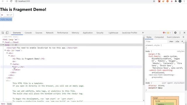 Fragments in React JS | Advanced React смотреть онлайн