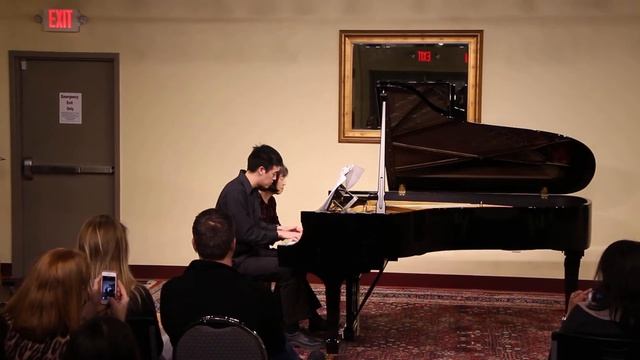 Brahms Hungarian Dance No. 6 Piano Four Hands смотреть онлайн