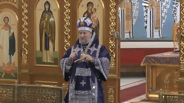 Проповедь в день отдания праздника Воздвижения Честнаго и Животворящего Креста Господня. смотреть онлайн