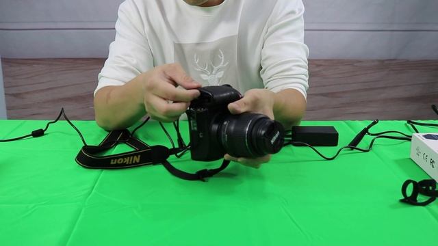 F1TP EP-5A Dummy Battery Power Adapter For Nikon D3100 D3200 D3300 D3500 D5100 D5200 D5500 Cameras.