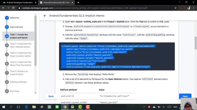 Android Lesson 2 : Activities and Intents from Codelabs Android Developer смотреть онлайн