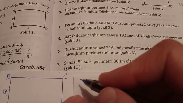 düzbucaqlının sahəsi N:1-11.namazov çalışmalar 8 ci sinif смотреть онлайн