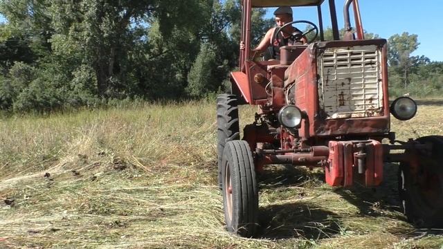 Трактор Т25 на сенокосе! смотреть онлайн