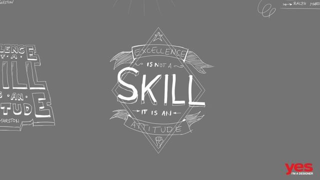 Typographic Poster Design - From Sketch to Vectors смотреть онлайн