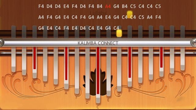 Как играть Колыбельную на Калимбе. #lullaby On Kalimba Easy Tutorial.