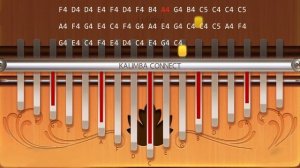 Как играть Колыбельную на Калимбе. #lullaby on Kalimba Easy tutorial.