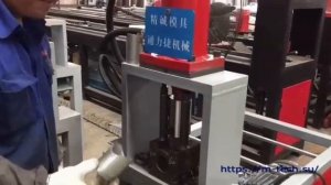 Штамп для вырубки седловин в круглой трубе