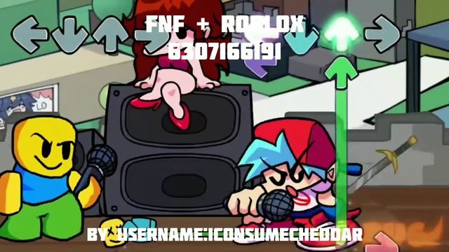 FNF + ROBLOX ID ROBLOX animation by jbug смотреть онлайн