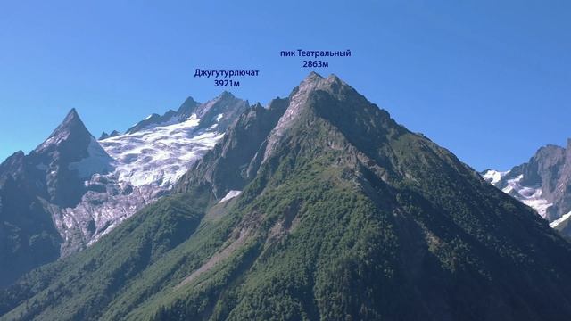 Обзор вершин Домбая смотреть онлайн