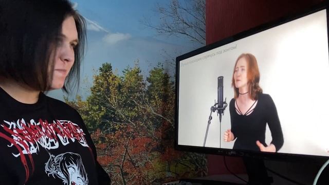 Реакция [Domestic Na Kanojo OP на русском] Kawaki Wo Ameku (Cover By Sati Akura) Reaction