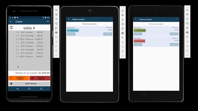 Elementary POS - sistema TPV - caja registradora, órdenes a la cocina, una pantalla de cliente. смотреть онлайн