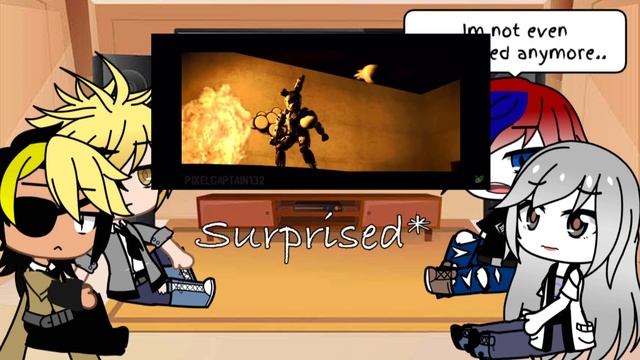 4 different fandoms react to 'left behind' part two *fnaf* || original смотреть онлайн