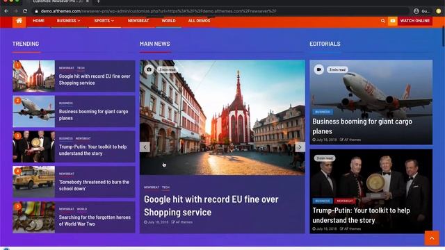 Newsever Pro - Color Options Overview | Ideal WordPress theme for Best News and Magazine Site смотреть онлайн