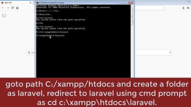 How to Install Laravel Framework with xampp in Windows- (Hindi) смотреть онлайн