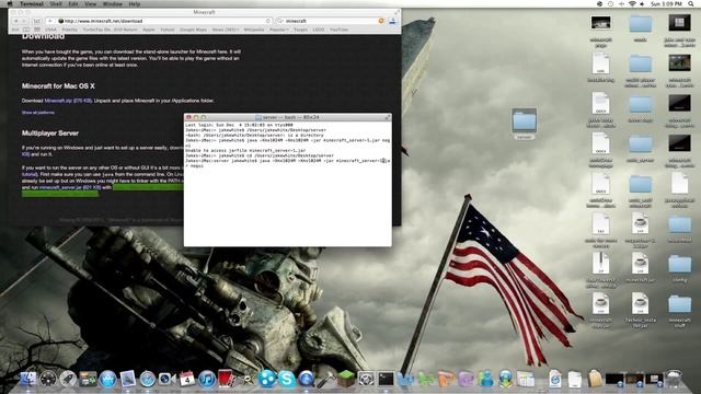 how to make a minecraft server on a Mac! смотреть онлайн