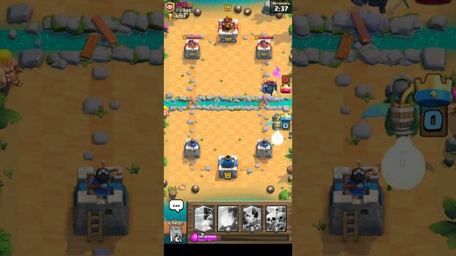 Первая игра в клеш рояль. смотреть онлайн